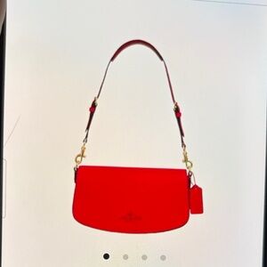Coach Red Shoulder Bag